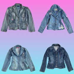 Y2K denim jacket (TH:012)
