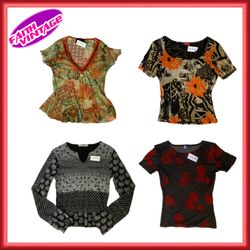 Y2K Modern Mesh Tops (FV-039)