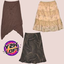 Vibes Grunge Y2K : Mix ultime de jupes midi