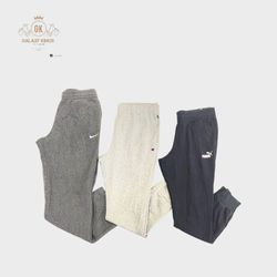 Calças Jogger com Marcas Misturadas