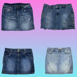 Jupes en denim mini Y2K IT Girl (TH -027)