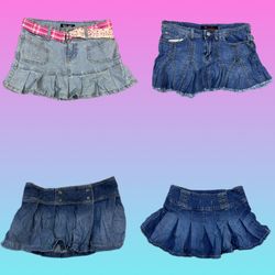 Jupes mini Fairy hipe Y2K (TH-029)