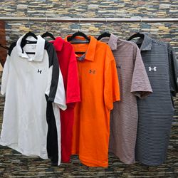 AV-0237 UnderArmour Collar T-Shirts