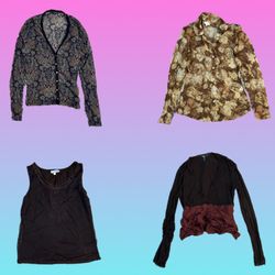 Y2K Grunge tops de manga larga (TH-033)