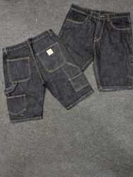 Shorts de style Rework Carhartt gris foncé