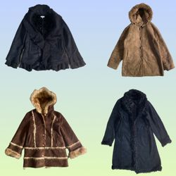 Y2K Unique Long Afghan Coat (TS-1380)