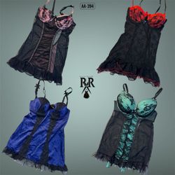 Y2K Gothic Baby Dolls Tops (AA-394)