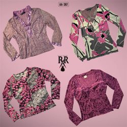 Y2K Baby in Pink Full Sleeve Tops (AA-387)