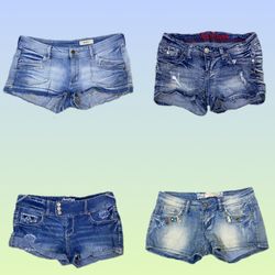 Y2L Brithny Era Denim mini shorts (TS-1388)