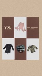 Y2k Angel Rhythm Poly Blouse