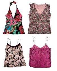 The Pink Gang’ y2k tops: TT-047