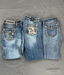 Pacote de Jeans Miss Me / True Religion / Rock Rev..