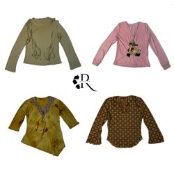 Y2K k Cute Vibe Girls Full Sleeve Tops Rw-1173