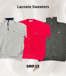 Lacoste sweaters -Knitwear -1/4 zip, Cable knit an..