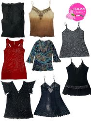 sequência y2k e blusas com contas