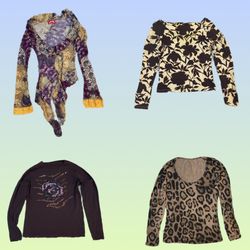 Y2K Grunge Full Sleeve Tops (TS-1394)