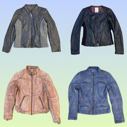 Jaqueta de couro Y2K NYC (TS-1407)