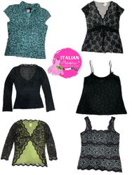 Y2k Retro lace tops set