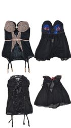 TV 19- Dark Baby Doll Tops -15P