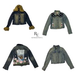 Jaquetas de Denim Bestsellers Y2K RE-2415