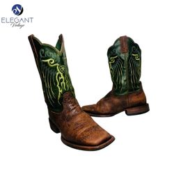 Cow Boy Long Shoes - EVS0007