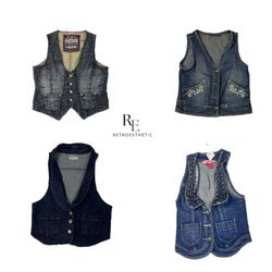 Y2K Unique denim RE-2416