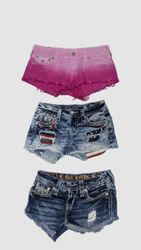 YV42  Short en denim sexy 7P