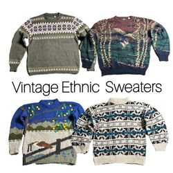 Pulls ethniques vintage