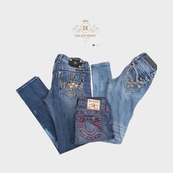 Miss Me True Religion And Rock Revival Skinny Jean..