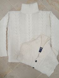 Blanco, crema, colores claros Mezcla suéteres de l..