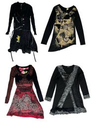 Graphique et Grunge ! Robes Y2k : TT-052