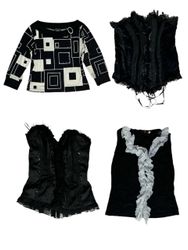 黒で素敵！Y2k トップス: TT-054