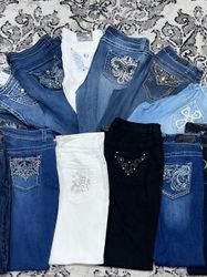 「ウィメンズY2Kジーンズパンツ」