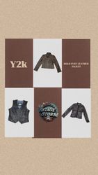 Y2k Bold Fury Leather Jacket