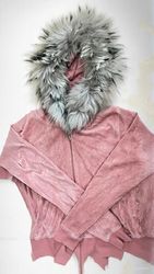 Juicy Couture Pelzkapuzenpullover