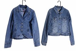 YV53 Veste en Jean Unique 6P