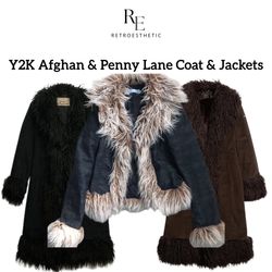 ヴィンテージ / Y2K アフガン & ペニー・レイン コート & ジャケット