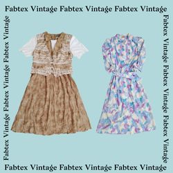 (FV-389) Vestido de Algodão Vintage Boho Fairy cor..