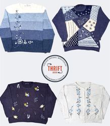 ヴィンテージモダンスレッドニット