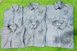 Camicie da lavoro in Chambray (19 pezzi)