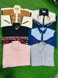 Camicie Western stile anni '70 (48 pezzi)