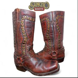 SA#336 Bottes de cowboy vintage de moto 🤠🏍️