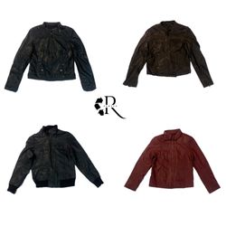 Y2K NYC IT Girl Lederjacken RW-1188