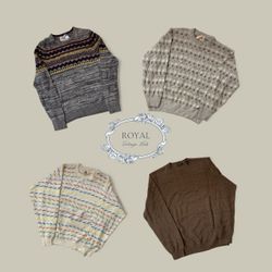 Clássicos de Tricô Vintage | Suéter Confortável Se..