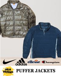 Puffer Jackets Inc Nike Adidas