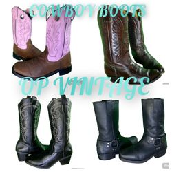 Op vintage 0039 western Cowboy Boots