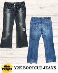 Y2K EMBROIDERED OR EMBELLISHED BOOTCUT JEANS