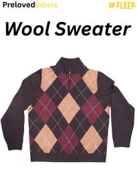 Suéter de Lã Impresso (1130)