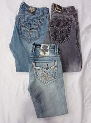 CR5484 Vintage Rock Revival Men Jeans