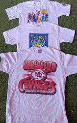 T-shirt blanc à couture simple 9Pcs (2813)